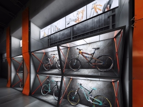 ktm自行车概念展厅设计